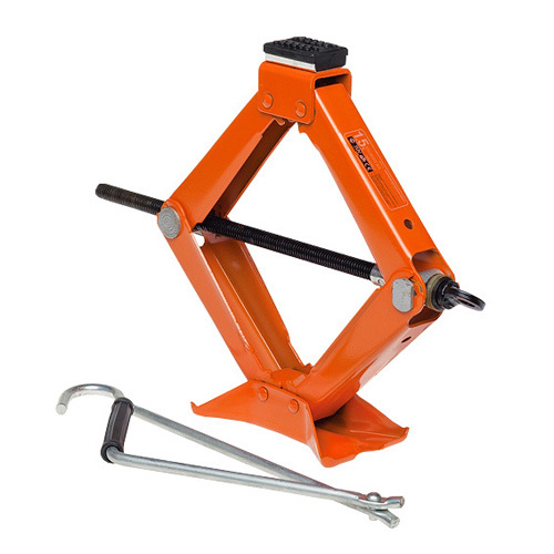 1.5Ton scissor jack with 1500kg capacity with rubber saddle,Scissor jack