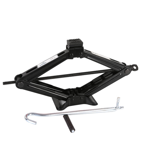 2Ton scissor jack with 2000kg capacity with rubber saddle