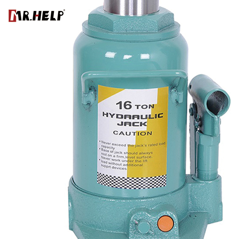 Hydraulic Double Ram Bottle Jack，20T，Lifting range：248-598