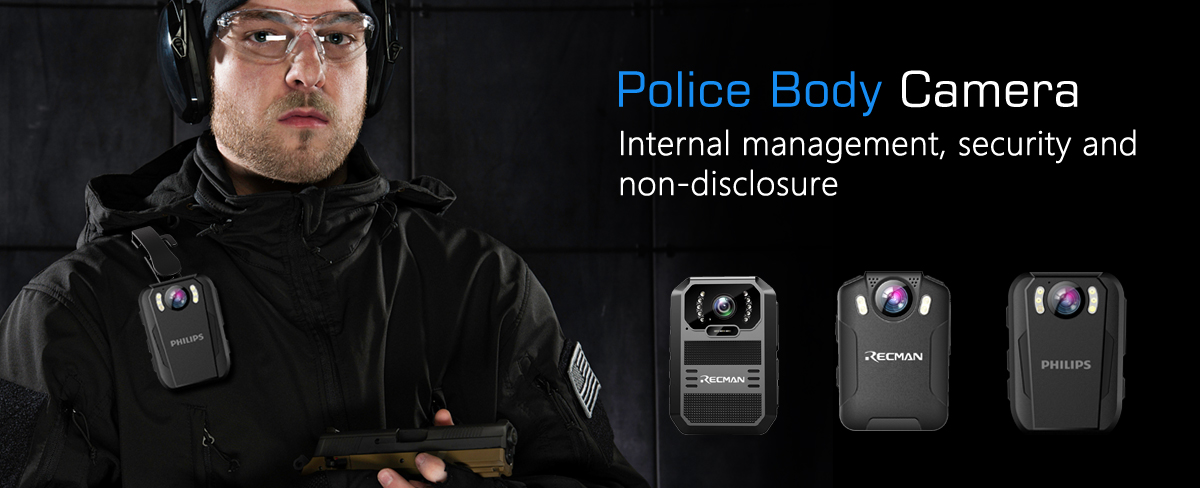 Philips Body Worn Camera Night Vision 1080P HD Law Enforcement Recorder  VTR8101