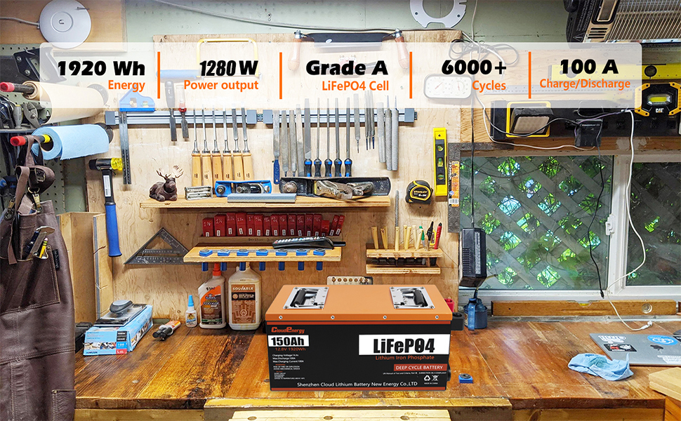 12.8V 150Ah LiFePO4 battery product image 5