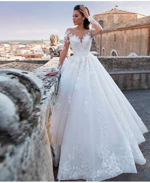 Lace Prom Evening Elegant Dress Floor Length New Style Sexy Wedding Dresses 2022031902