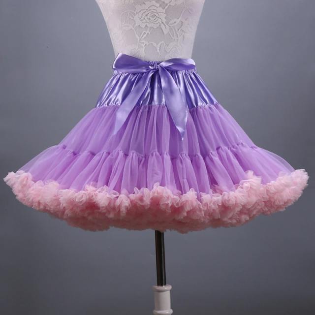 Hot Sale Women Petticoat Mnini Tutu Skirt Ball Gown Dance Sexy Women Short Puffy Tulle Skirts Adult Women Petticoat C27132