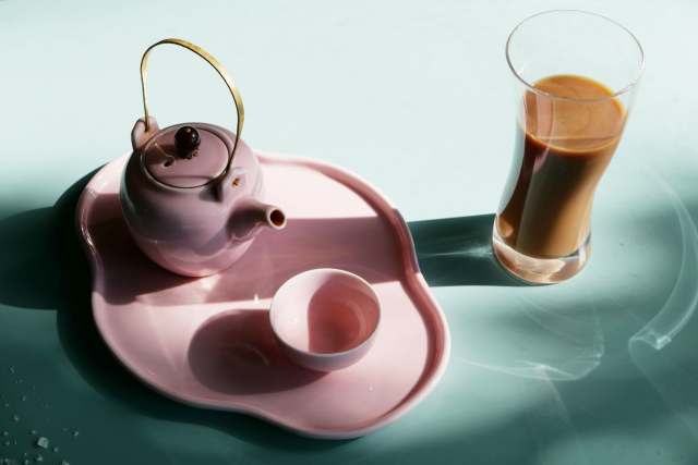Oat milk black tea