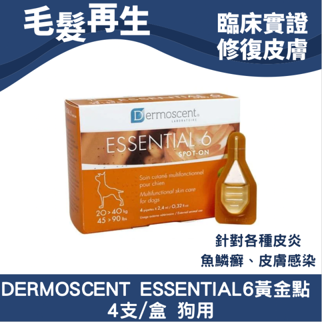 DERMOSCENT Essential 6 外用皮膚修復滴劑 (狗用）
