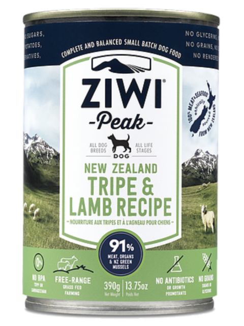 ZIWI Peak 巔峰 頂級狗主食罐 - 羊胃羊肉配方