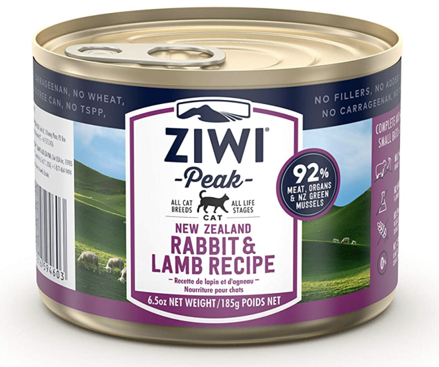 ZIWI Peak 巔峰頂級貓主食罐 – 兔肉配羊肉配方