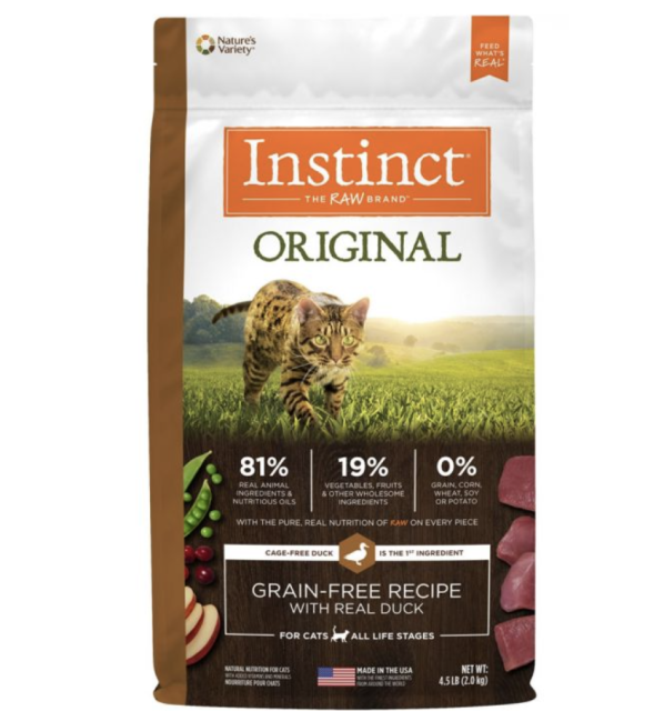 Instinct 本能 - 無穀鮮鴨肉配方貓糧 11lb