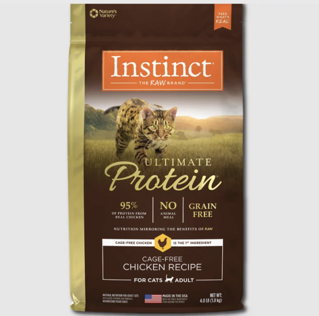 Instinct 本能 - 【皇極頂級蛋白質】鮮雞成貓配方貓糧 10lb