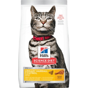 Hill's希爾思 貓糧 成貓泌尿道健康及去毛球配方 Adult Urinary Hairball Control 15.5lb