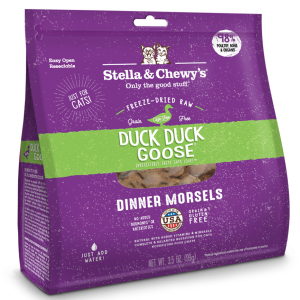 Stella & Chewy's Dinner Morsels 凍乾生肉貓主糧 鴨肉及鵝肉配方 3.5oz