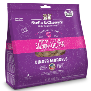 Stella & Chewy's Dinner Morsels 凍乾生肉貓主糧 三文魚及雞肉配方 3.5oz