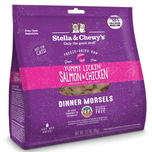 Stella & Chewy's Dinner Morsels 凍乾生肉貓主糧 三文魚及雞肉配方 3.5oz