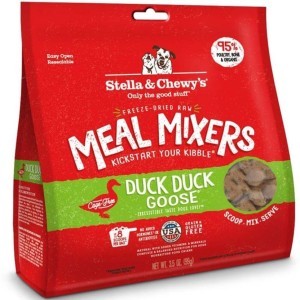 Stella &amp; Chewy's 狗乾糧伴侶 鴨朋鵝友 鴨肉加鵝肉配方 Duck &amp; Goose Meal Mixers 3.5oz