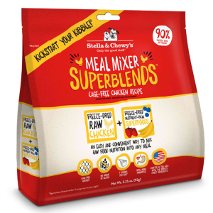 Stella & Chewy's 狗乾糧伴侶+有機生果 放養雞配方 Chicken Mixer Superblends 3.25oz