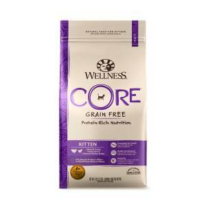 WELLNESS CORE 貓糧 無穀物 幼貓成長配方 火雞及去骨雞肉 5lb (紫)