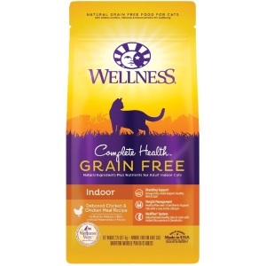 WELLNESS 貓糧 Complete Health 無穀物 GRAIN FREE DRY 室內貓配方 雞肉 5lb 5oz