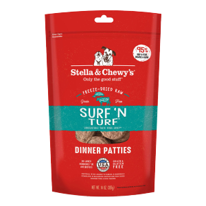 Stella & Chewy's 海陸佳餚 凍乾狗糧三文魚牛肉配方 Surf'n Turf Patties 14oz
