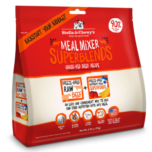 Stella & Chewy's 狗乾糧伴侶+有機生果 草飼牛配方 Beef Mixer Superblends 16oz