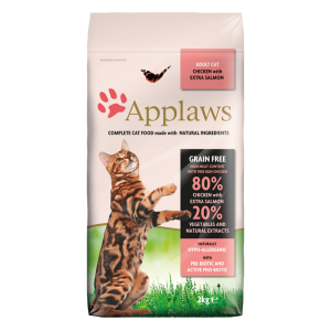 Applaws 貓糧 成貓專用 雞肉三文魚配方 Adult Chicken with Extra Salmon 2kg