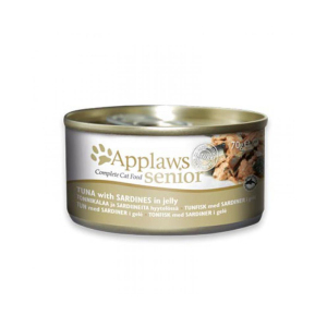 Applaws 貓罐頭 啫喱高齡貓用 吞拿魚及沙甸魚 Tuna with Sardine 70g