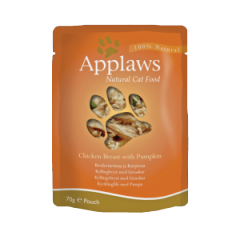 Applaws 貓濕糧 Cat Pouch 吞拿魚及鯷魚 Tuna with Anchovy 70g (深綠)