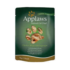 Applaws 貓濕糧 Cat Pouch 吞拿魚及太平洋蝦 Tuna with Pacific Prawn 70g (紅)