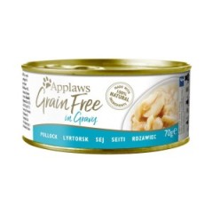 Applaws 貓罐頭 天然優質無穀物吞拿魚肉 Grain Free Tuna Fillet in Gravy 70g