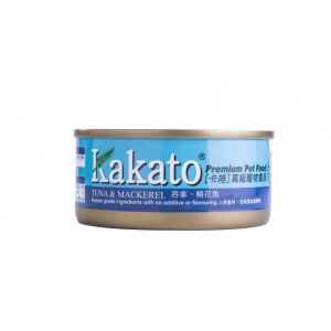 Kakato卡格 貓狗罐頭 三文魚及魚湯 170g (貓狗共用)