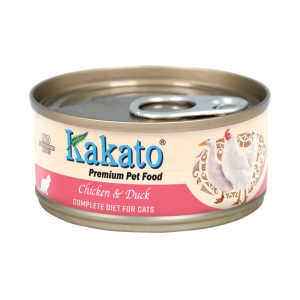 Kakato卡格 主食貓罐頭 三文魚及青口 70g