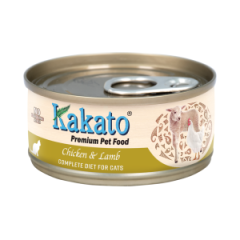Kakato卡格 主食貓罐頭 吞拿魚.三文魚及杞子 70g