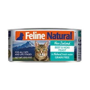 Feline Natural 主食貓罐頭 羊肉及三文魚配方 Lamb and King Salmon Feast 85g