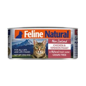 Feline Natural 主食貓罐頭 羊肉及三文魚配方 Lamb and King Salmon Feast 85g