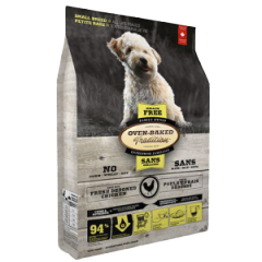 Oven Baked 無穀物狗糧 雞魚配方 細粒 Grain Free Chicken & Fish 5lb (灰底粉黃色)