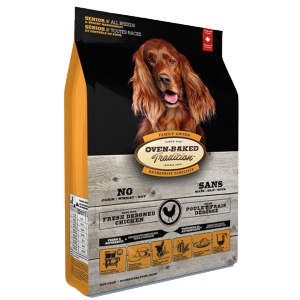 Oven Baked 狗糧 老犬或體重控制配方 大粒 Senior Fresh Chicken & Fish 5lb