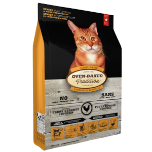 Oven Baked 貓糧 老貓或體重控制配方 2.5lb (橙色)