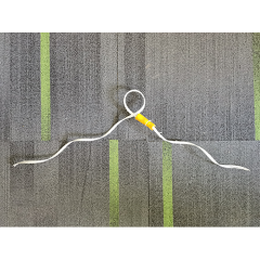 Insulator side tie - preformed armor wires