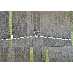 Insulator side tie - preformed armor wires