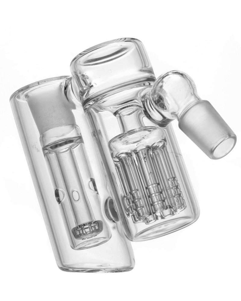 14mm 45˚ Showerhead to Tree Perc Dual Chamber Ash Catcher