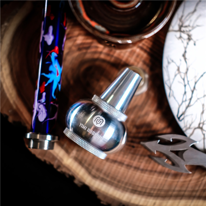 Yimi Hookah Shisha Molasses Catcher Universal Aluminium Catcher with Adaptor - Universal Fit