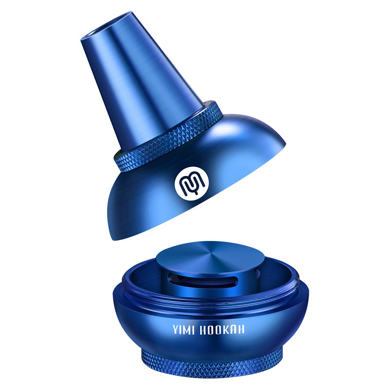 Yimi Hookah Shisha Molasses Catcher Universal Aluminium Catcher with Adaptor Blue