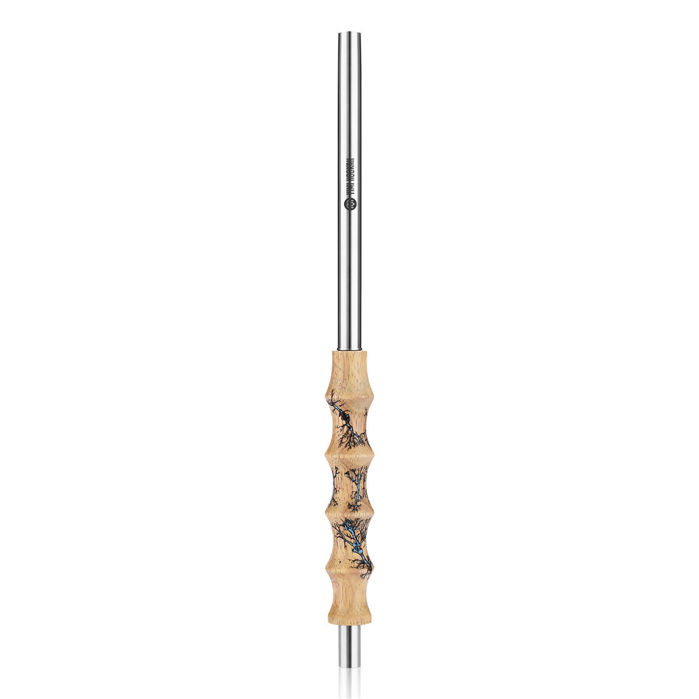 Yimi Hookah Thunder Shisha Mouthpiece Wooden Combine 304 Stainless Steel 35cm