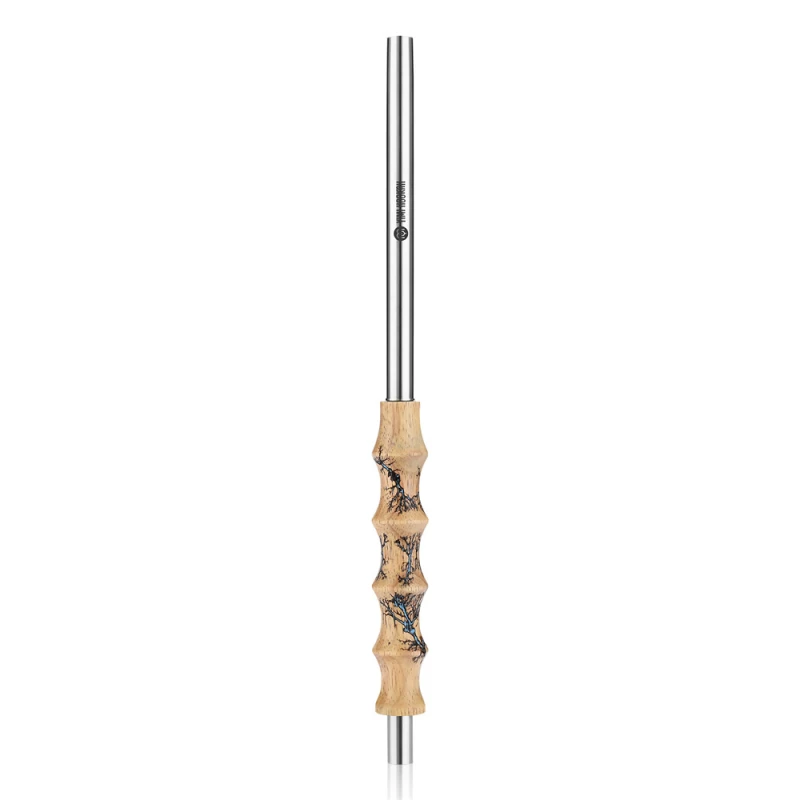 Yimi Hookah Thunder Shisha Mouthpiece Wooden Combine 304 Stainless Steel 35cm