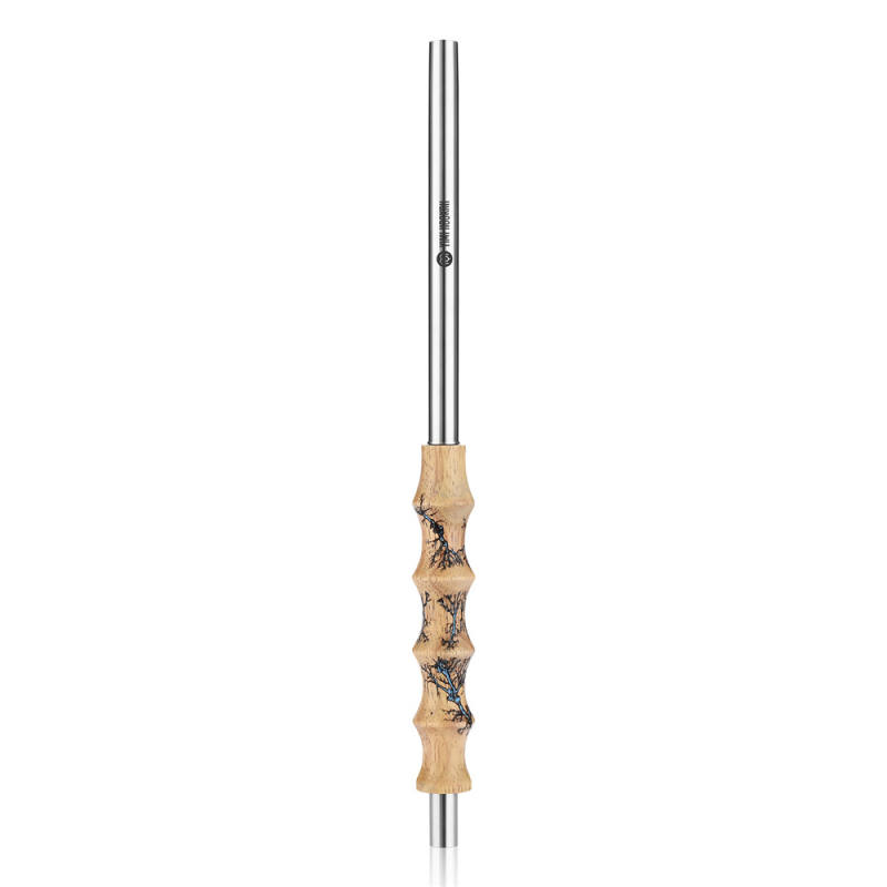 Yimi Hookah Thunder Shisha Mouthpiece Wooden Combine 304 Stainless Steel 35cm