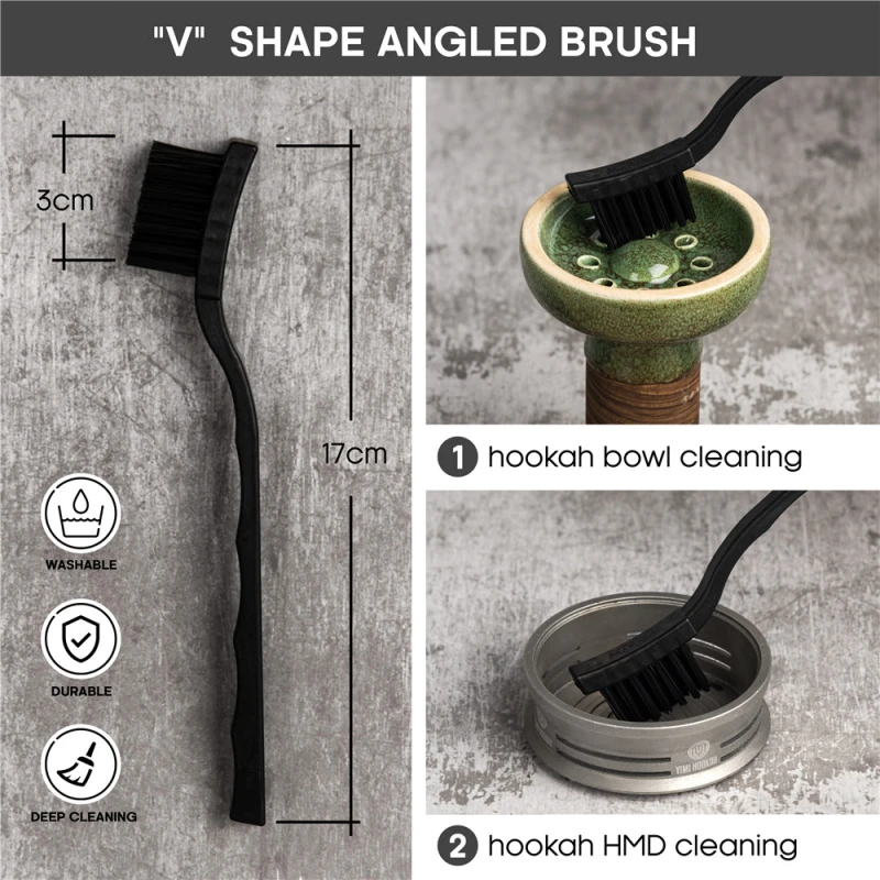 Yimi Hookah Cleaning Brush Kit 8 Tool in 1 with Storage Bag