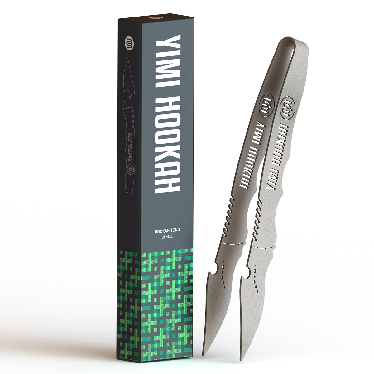 Yimi Hookah Stainless Steel Hookah Tong-Blade