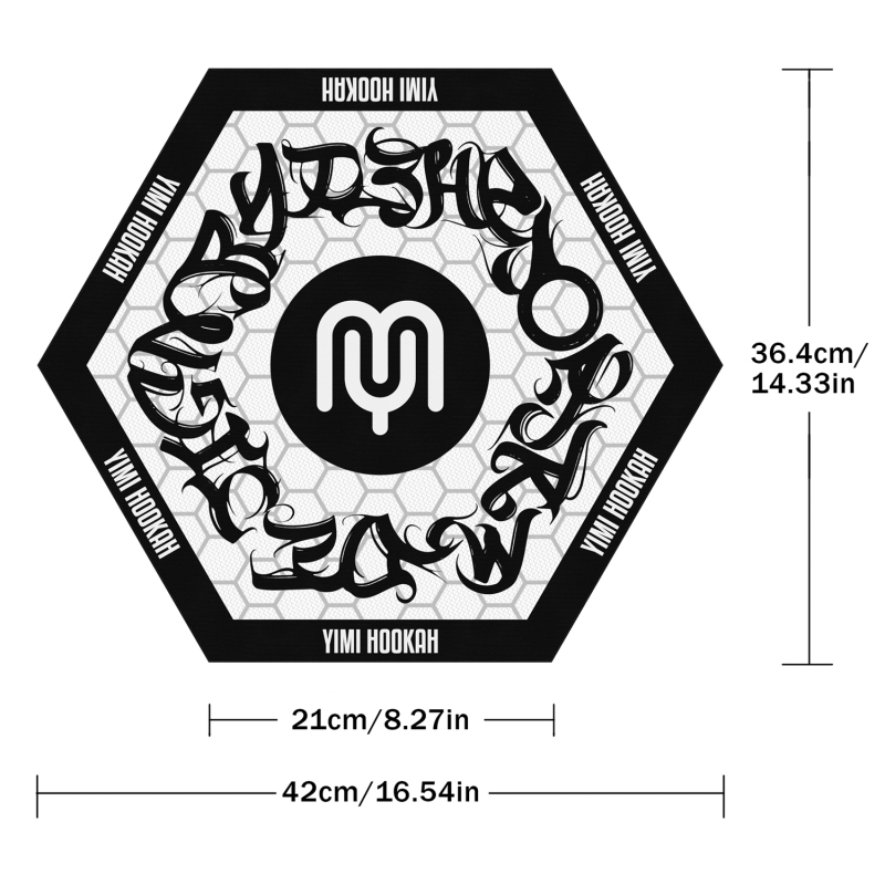 Yimi Hookah Silicone Hookah Mat 42 x 36.4cm