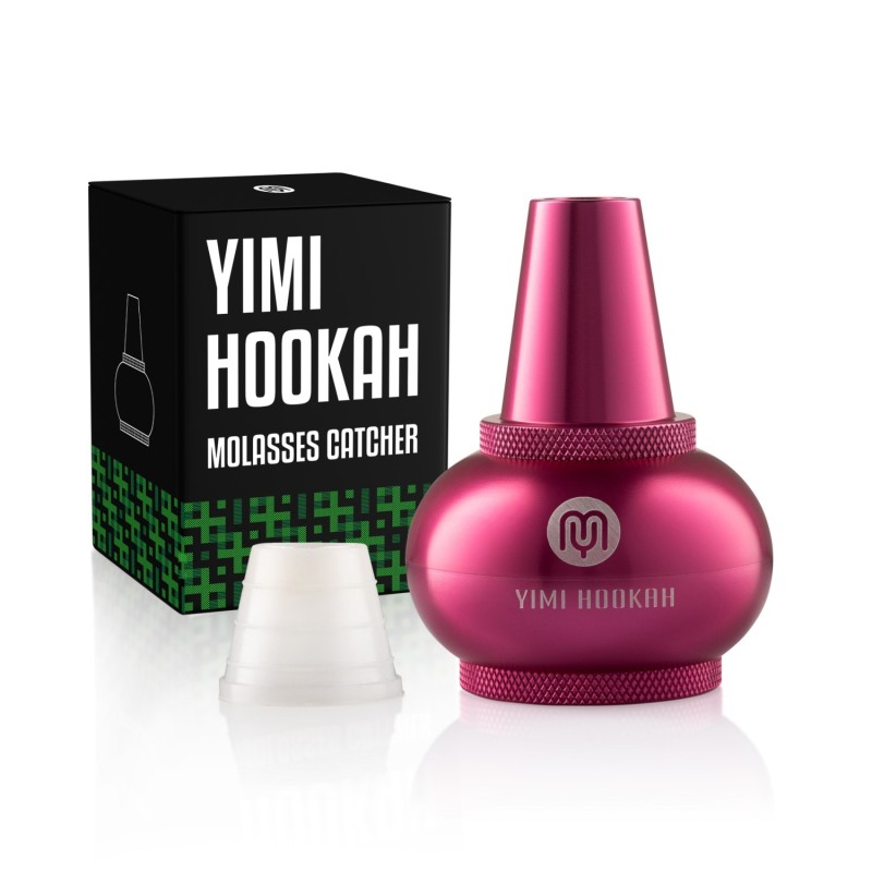 Yimi Hookah Shisha Molasses Catcher Universal Aluminium Catcher with Adaptor Pink