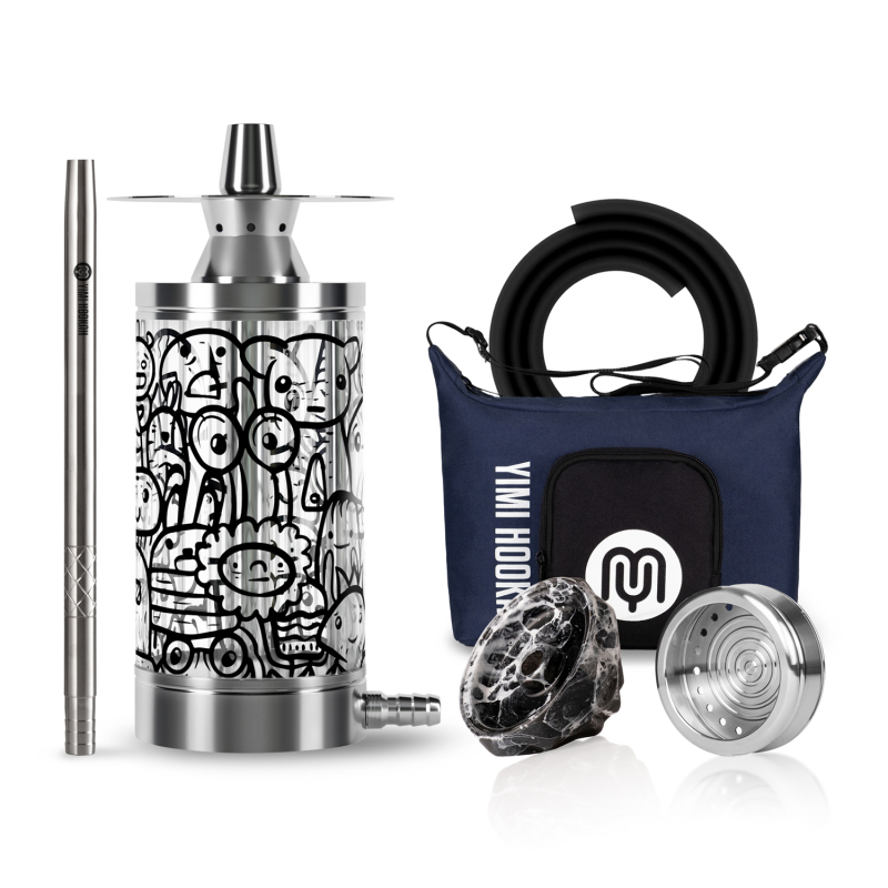 Mini Portable Travelling Hookah - Nix Cartoon Premium Package