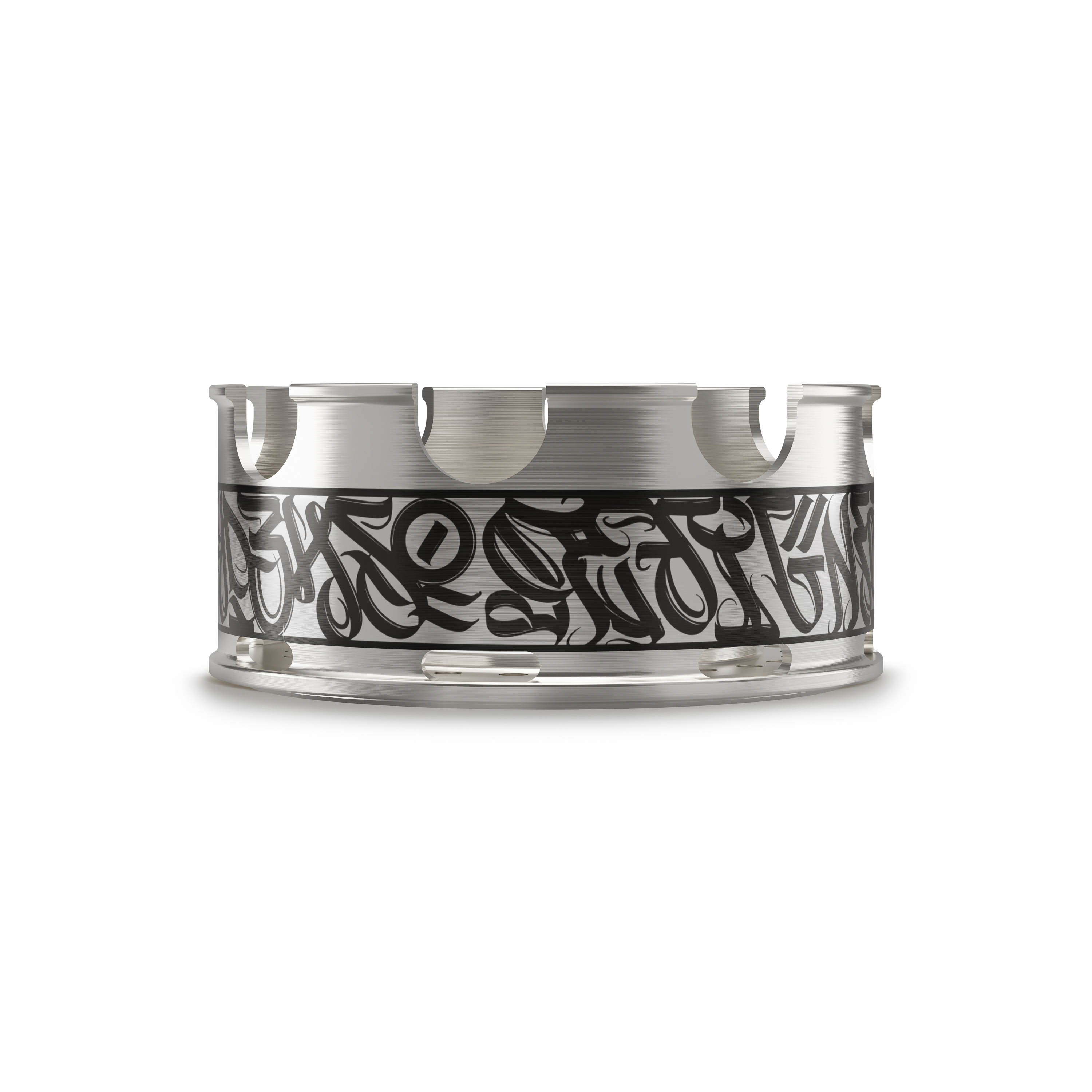 Crown Hookah HMD - Silver